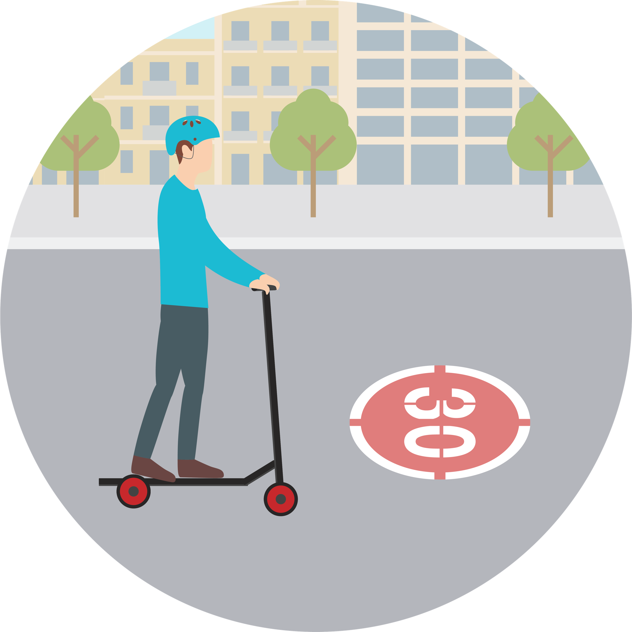 Can I ride electric scooters on the 30 km/h lane in Barcelona?